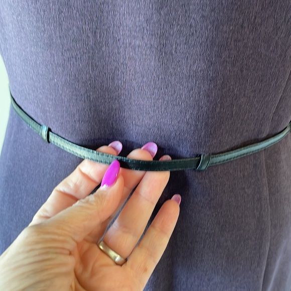 Fashion Bug NEW belted notch collar hiddenbutton up VEST eggplant color career 8 - Picture 4 of 14